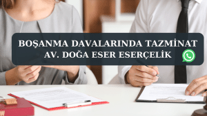 BOSANMA DAVALARINDA TAZMINAT Av. Doga Eser ESERCELIK 3 BOSANMA DAVALARINDA TAZMINAT Av. Doga Eser ESERCELIK 3