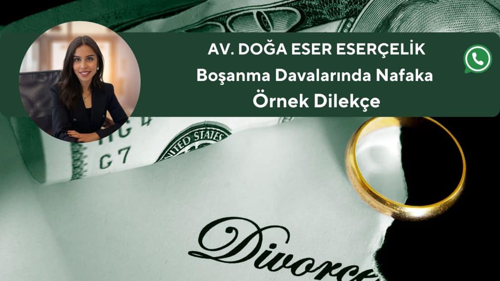 bosanma davalarinda nafaka ornek dilekce 1 bosanma davalarinda nafaka ornek dilekce 1
